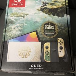 Switch Zelda Edition + Zelda Tears Of The Kingdom 