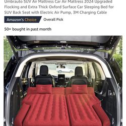 SUV inflatable Mattress W Pump 