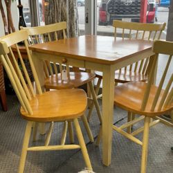 4 Chair Small Dining Set Table And Chairs 