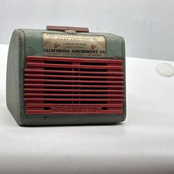 Rare Measured Music Phonette Coin Operated Jukebox 1940's California Untested