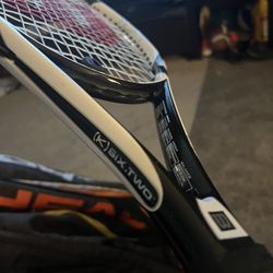 Size 4 4 1/2” Wilson (K) Factor  (K) Arophite Black  (K) Six Two More (K)ontrol Tennis Racket