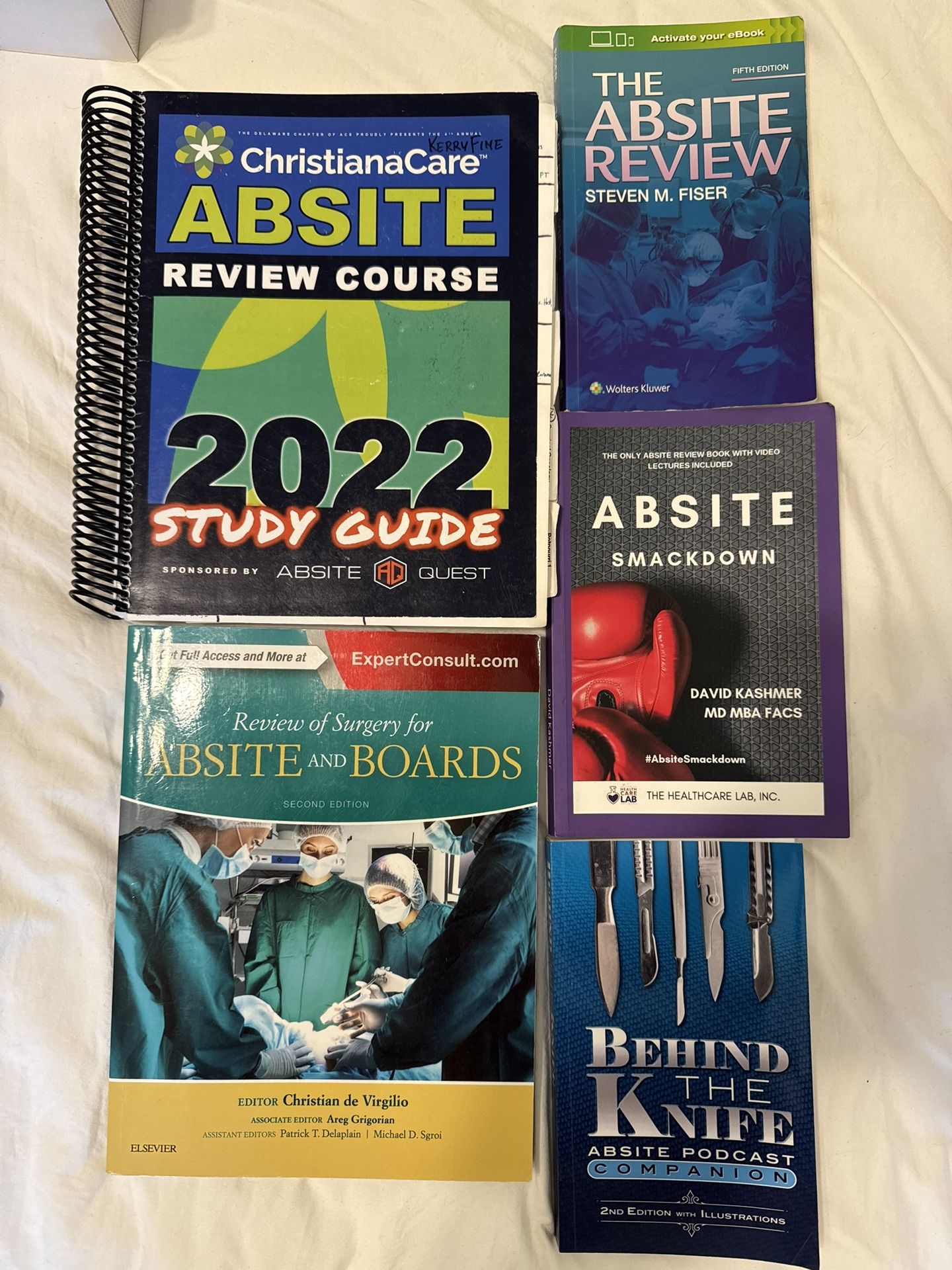 General Surgery ABSITE/boards Study Books