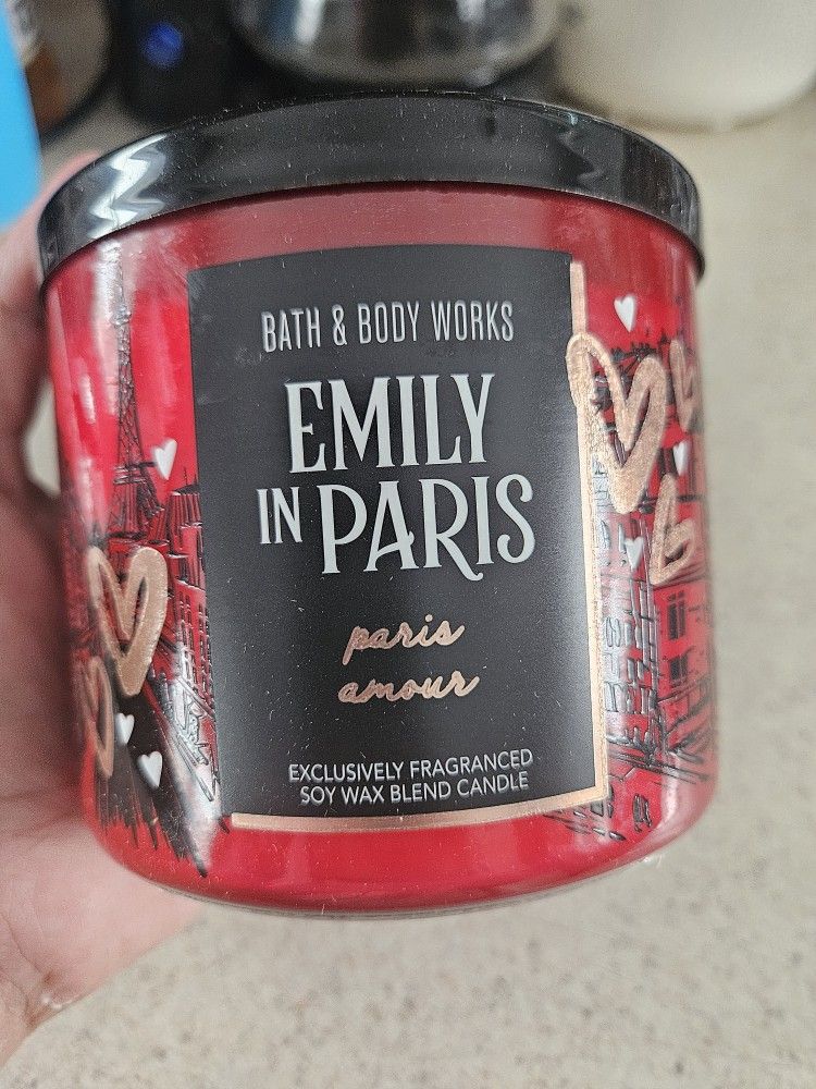 Emily In Paris Bath And Body Works 3 Wick Candle