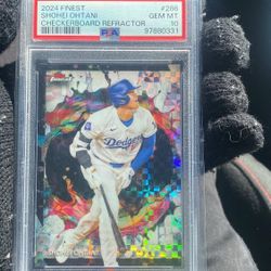 Shohei Ohtani Checkerboard Refractor  Card