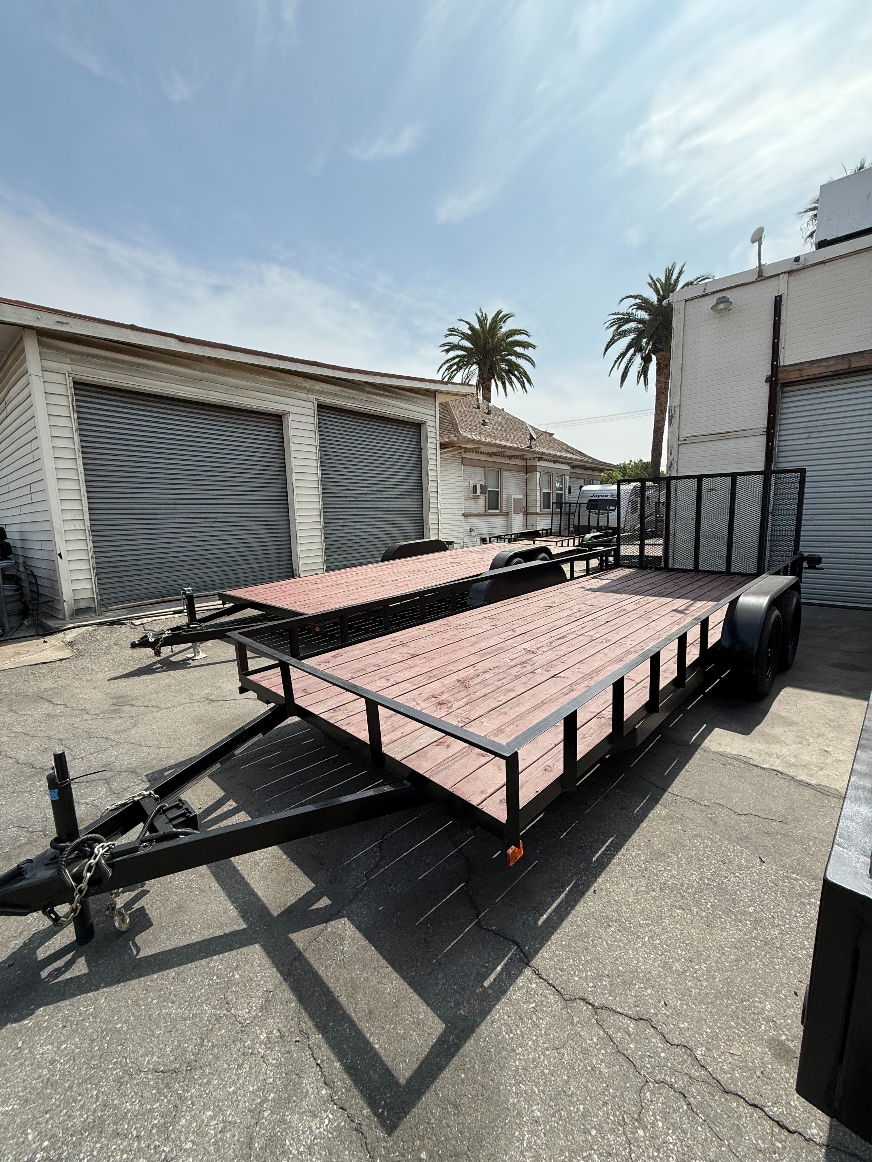 2025 Sky Trailers Utility Trailer 8.5x18x1 Tandem Axle