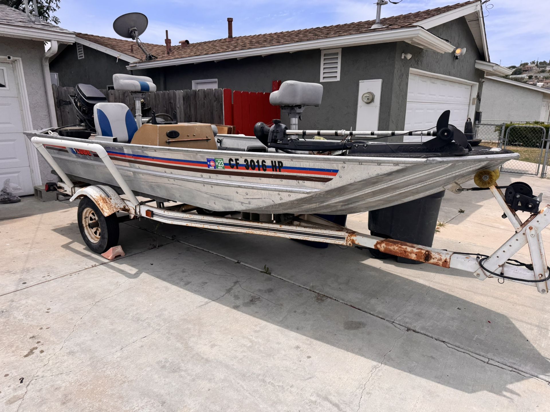Bass Fishing Boat