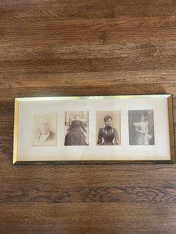 Antique Victorian Framed Family Portraits