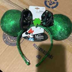 St Patrick’s Day Minnie Mouse Ears 