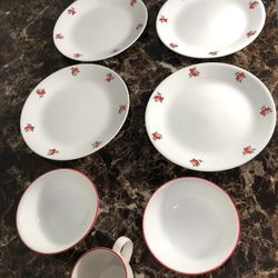 Corelle Plates Bowls and Mug 