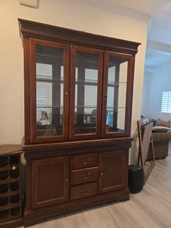 Hutch cherry wood