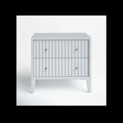 2 Drawers Nightstand 