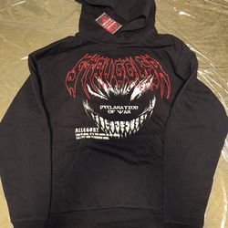 New Allegory Berserk Black Hoodie Size M
