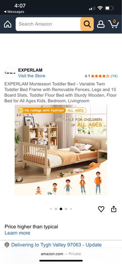 Toddler bed