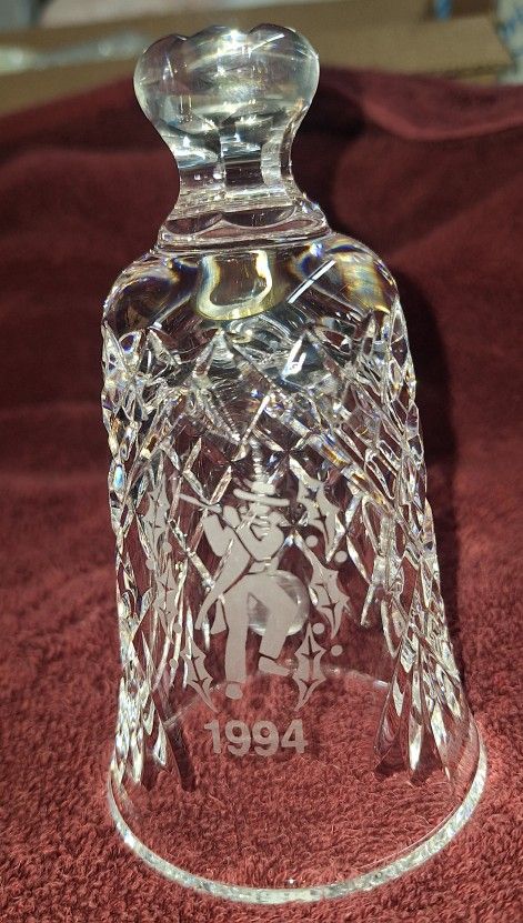 1994 Ireland Waterford Christmas Bell 12 Days Of Christmas (Elleven Pipers Piping) C18P057
