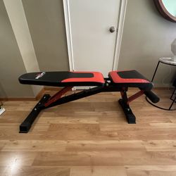 Adjustable Workout Bench – Flat, Incline, Decline