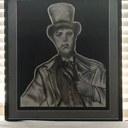 Man With Top Hat Painting 