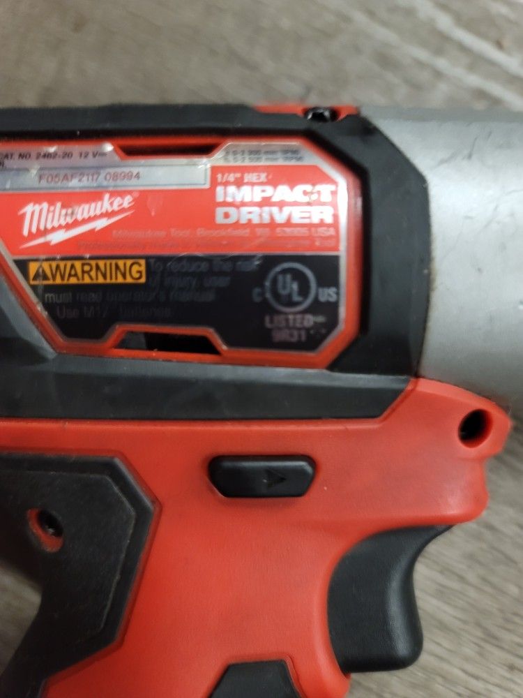 M12 1/4 Hex Impact Driver