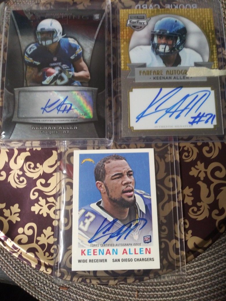Keenan Allen Autographs Cards