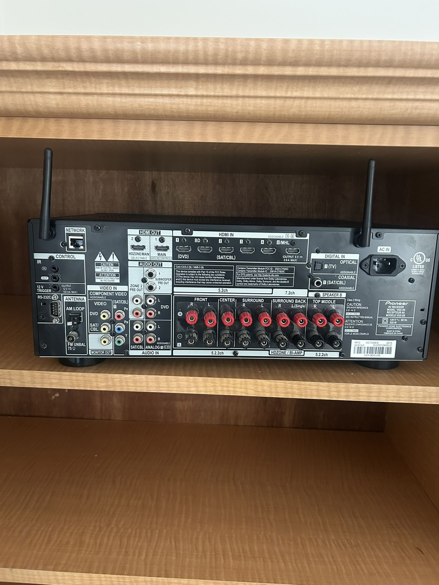 Pioneer Vsx 90 Receiver