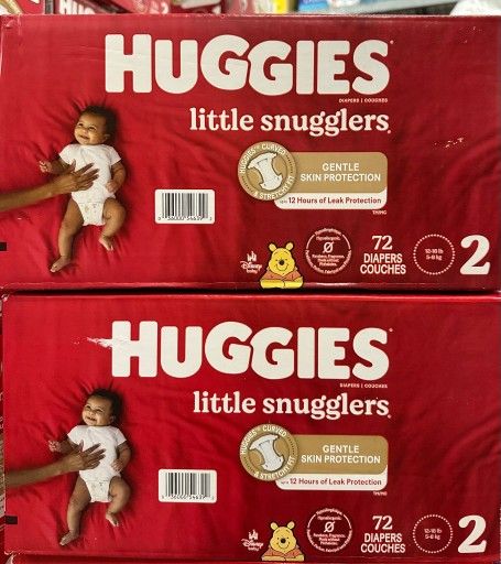 Huggies Little Snugglers Baby Diapers Size 2 - 72ct