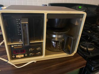 Vintage coffee maker black & decker space maker