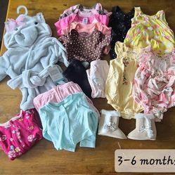 Girls Clothes (3-6 months)