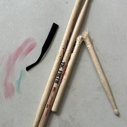 Gabe’s Used Drum Sticks And Broken Glasses