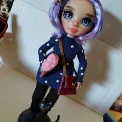 Coraline Rainbow high custom doll