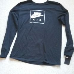 New MEN'S AIR NIKE BLACK TEE L XL 2XL