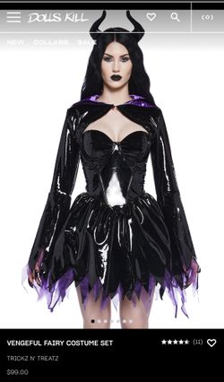 Dolls Kill Vengeful Fairy Halloween Costume