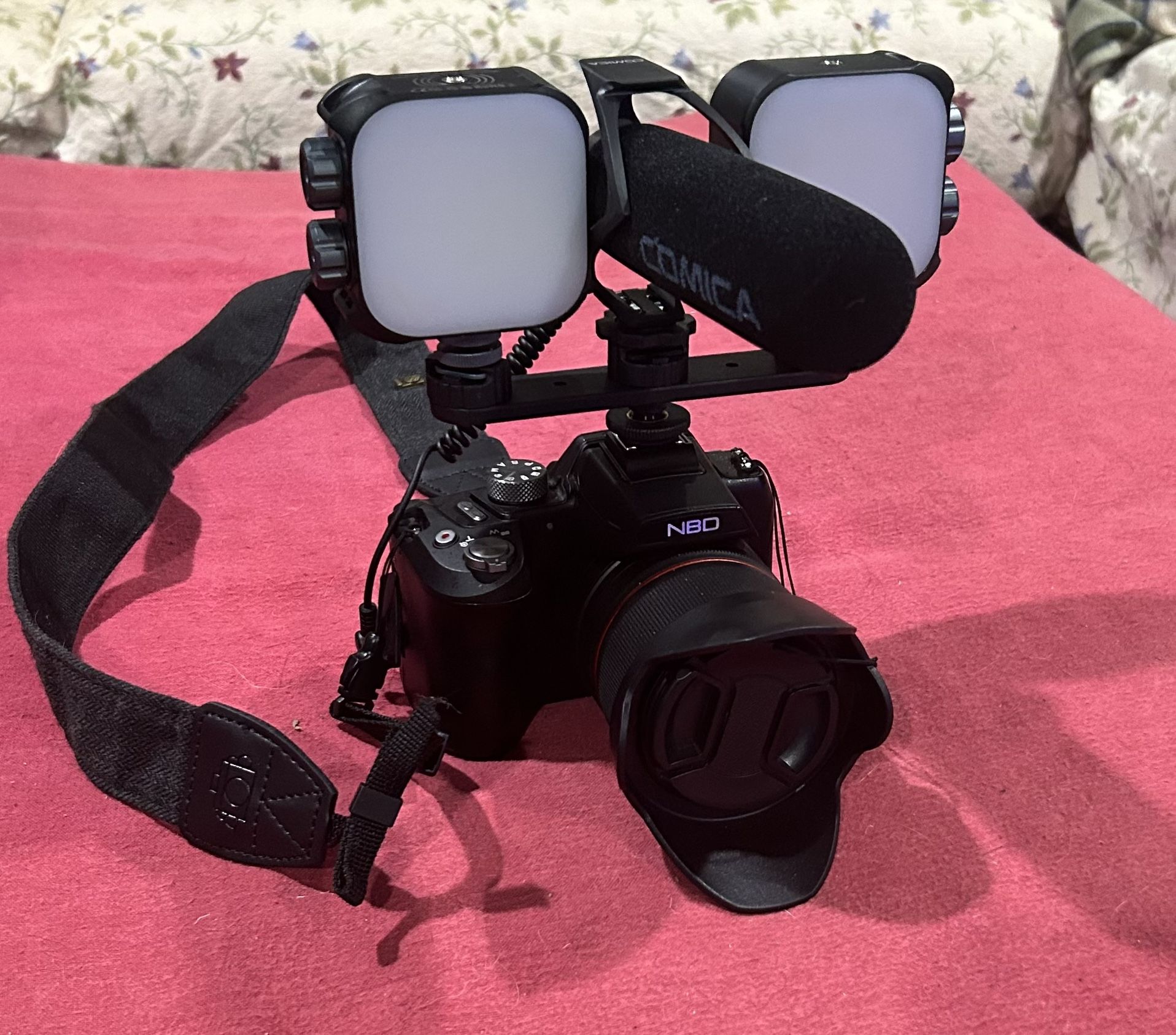 NBD S210 camera and accessory kit great for beginner blogger setup no need for it must sell