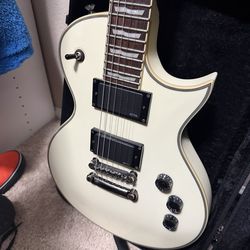 ESP LTD EC-401 w/ EMG Pickups – Olympic White – Excellent Condition