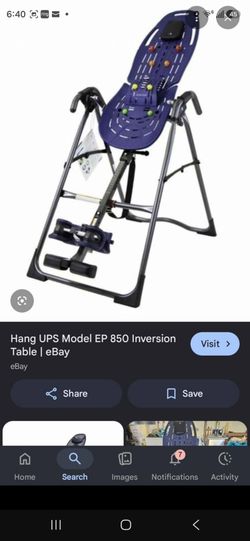 Inversion table