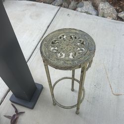 Small outside side table