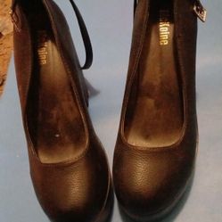 Brand New Mccourtney Mary Jane High Heel Buckle Shoes Size 7 Brand New