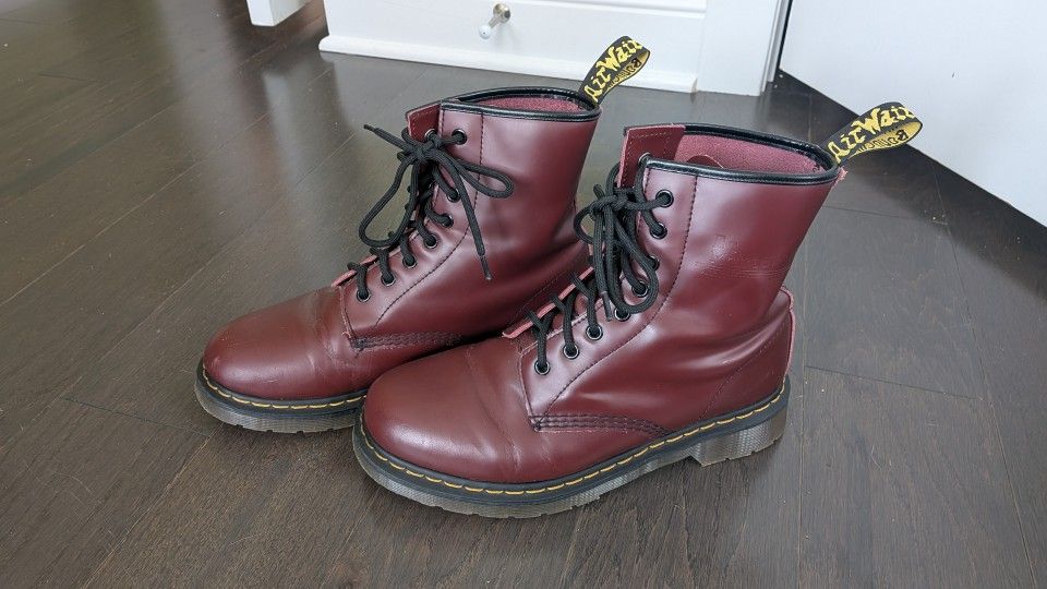 Doc Martin Boot - All Leather (Dark Red) - US Men's 9