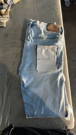 Purple jeans