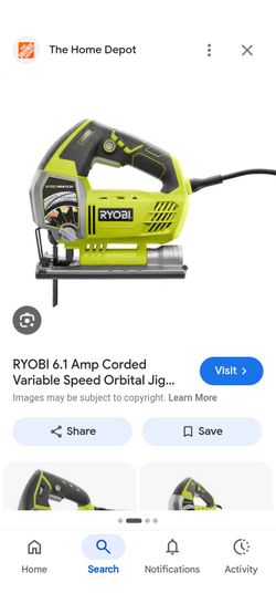 RYOBI 4.8 AMPS JIGSAW