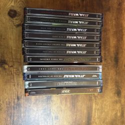 Star Wars Blu-Ray Steelbook Limited Edition Collection Lot of 11