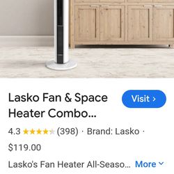 LASKO 1500W ELECTRIC ALL SEASON TOWER FAN & SPACE HEATER WITH TIMER AND REMOTE, FH500, WHITE

￼

￼

￼

￼

￼

￼

￼

￼

￼

￼

￼

￼

￼


