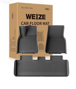 NEW WEIZE Tesla Model Y Floor Mats 2021–2024 – Sealed Box