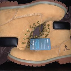 Size 12 Mens Steel Toe WorkBoots -Botas de Trabajo