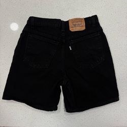 Vintage black Levi baggy jort