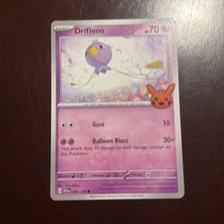 Pokémon cards Halloween(Drifloon)