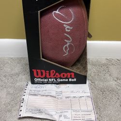 Joe Montana San Francisco 49ers Autographed Football With COA