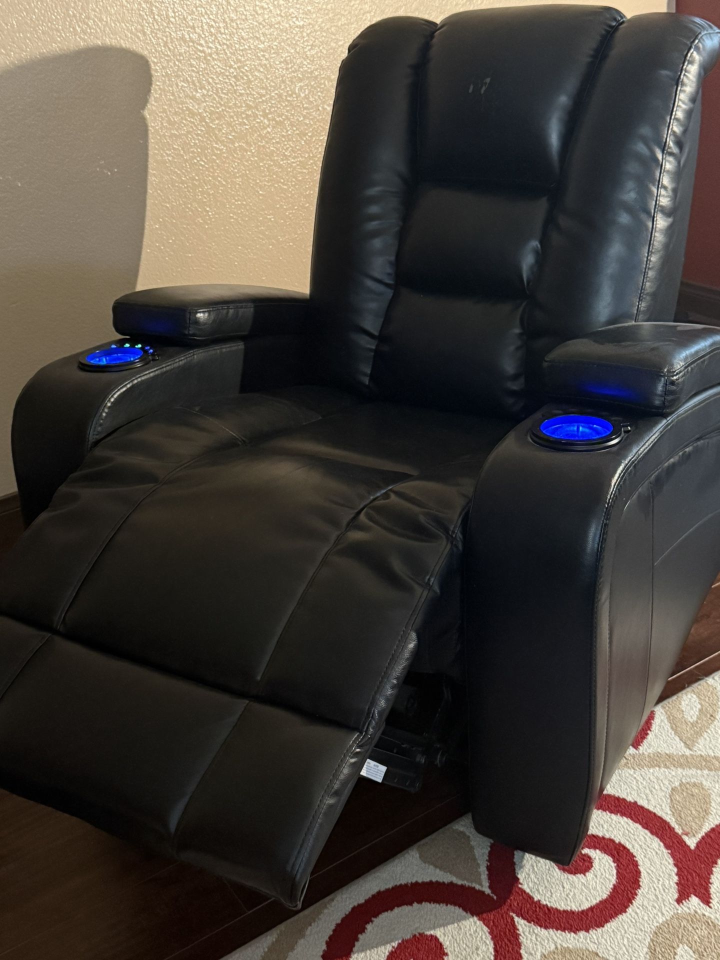 Black Leather Recliner