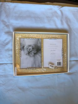 Wedding Photo Frame. Fits 2 5x7 pictures