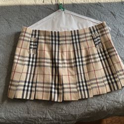 Burberry Authentic Wool Skirt