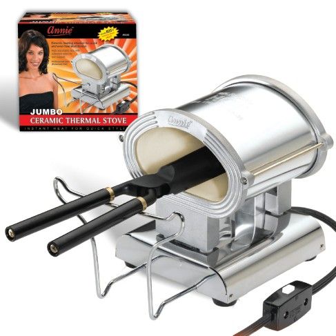 Annie Ceramic Thermal Stove, Model #5527, For Heating Professional Curling Irons & Pressing Combs