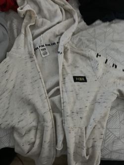 Pink white jacket